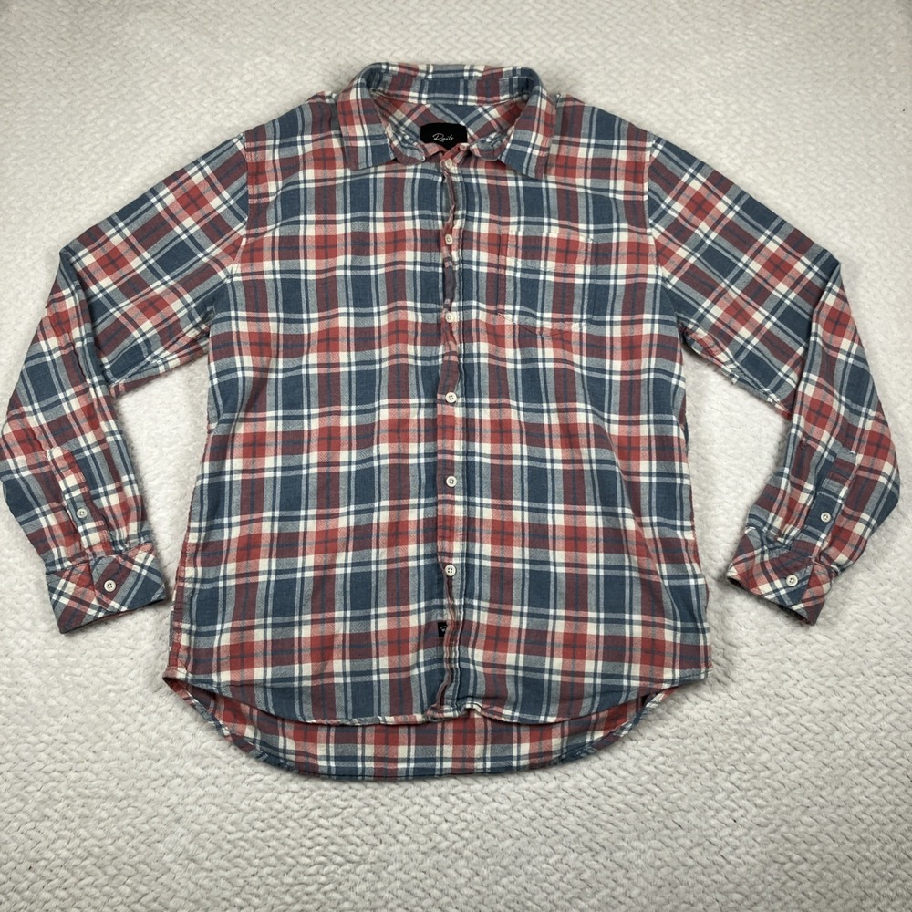 Rails Lennox Button Up Shirt‎ Mens Large Plaid Lumberjack Flannel Grunge